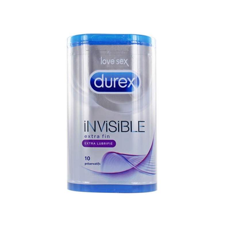 Préservatifs Durex (LoveSexBox) - Invisible ''Extra Lubrifié''