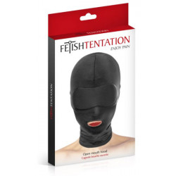 Cagoule Masque Nylon (ouverture bouche) - Fetish Tentation