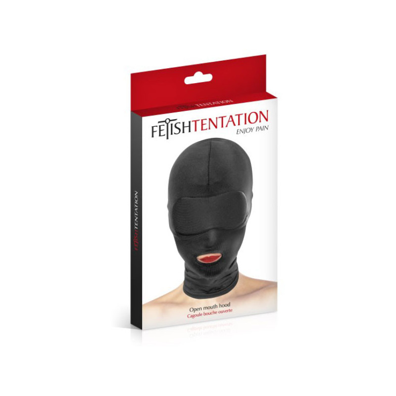 Cagoule Masque Nylon (ouverture bouche) - Fetish Tentation