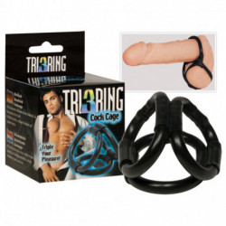 Tri3Ring Cock Cage