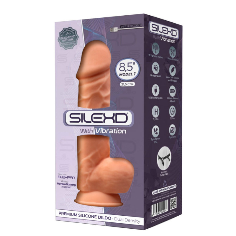 Gode Premium Silicone Vibro 8.5'' - SILEXD