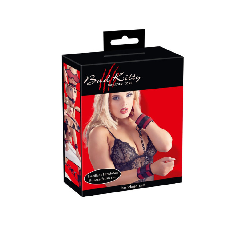 5 pieces Bondage Set - Naughty Toys - Bad Kitty