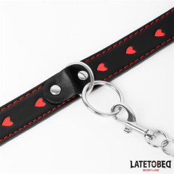 Collier + Laisse ''Coeurs'' - LateToBed